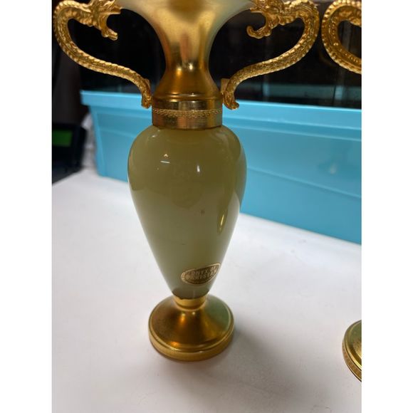 Onyx of Pakistan Vases Made in Italy - Picture 5 of 6